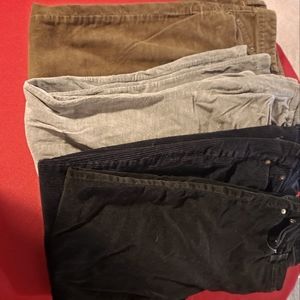 4 Pairs Corduroy Pants